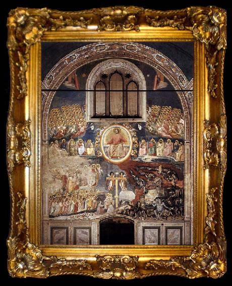 framed  GIOTTO di Bondone Last Judgment, ta009-2